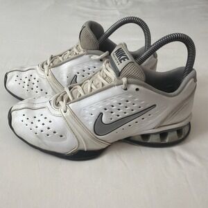 Nike Womens Reax Rockstar 415355-103 White Running Shoes Sneakers Size 6.5 Rare